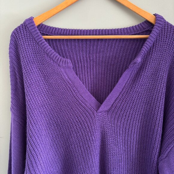 Ultra Violet Slouchy Sweater - Picture 5 of 11